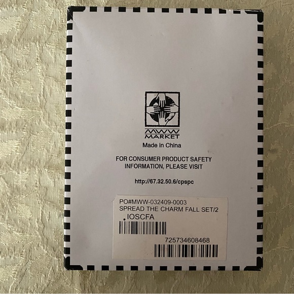 MWW Market Spread the Charm Fall Set of 2 Mini Butter Knives - Picture 2 of 2